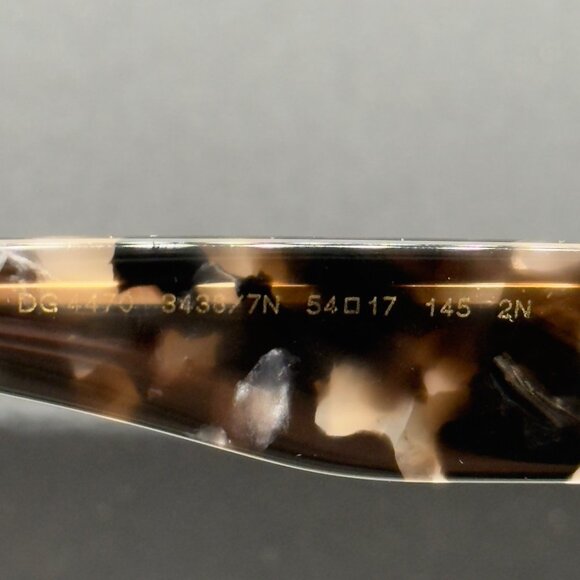 Dolce & Gabbana Sunglasses DG4470-F 3438/7N Brown Pearl Havana Purple Brown Lens - Picture 7 of 10